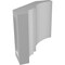 Ekena Millwork 3 1/2-in. W x 40-in. D x 40-in. H Balboa Architectural Grade PVC Knee Brace BRCP035X40X40BOA - alternate 4